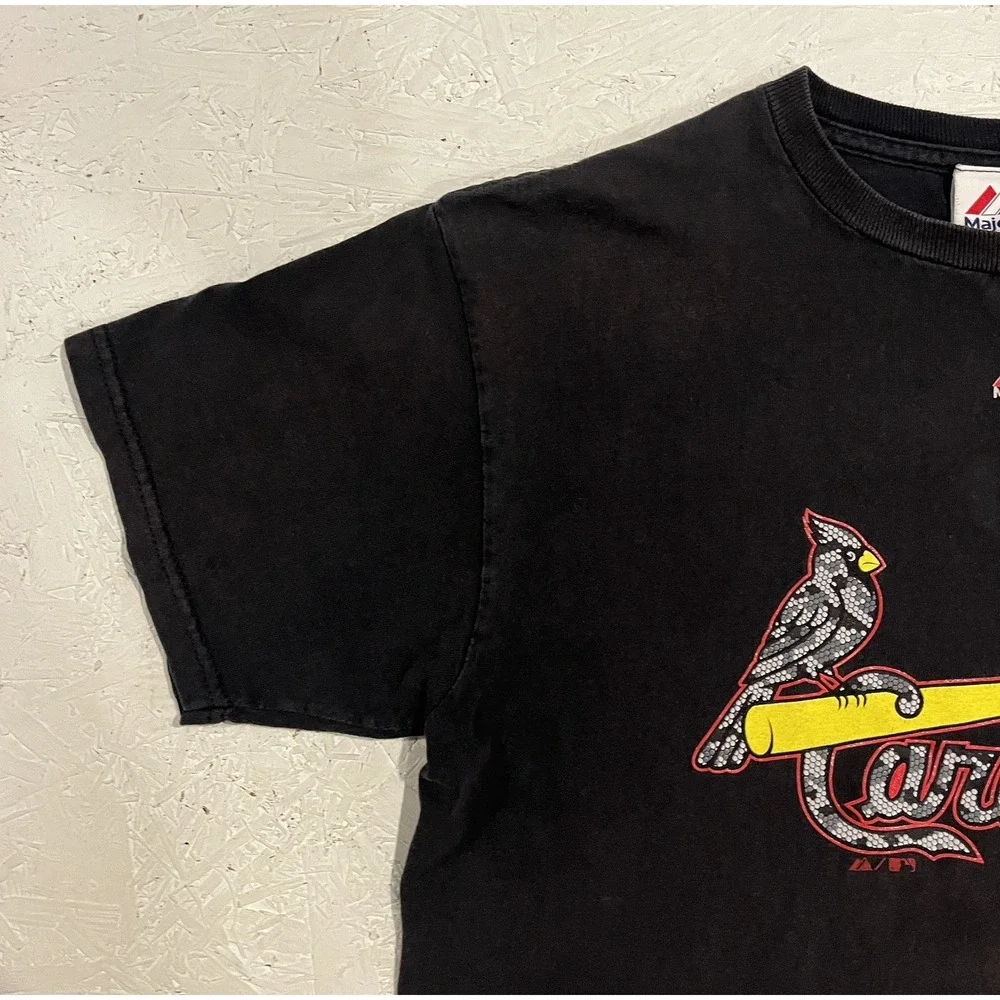 Vintage Y2K Majestic St Louis Cardinals Matt Holliday Shirt‎ Youth XL Mens S